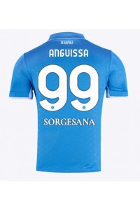 SSC Napoli Frank Anguissa #99 Voetbaltruitje Thuis tenue 2024-25 Korte Mouw